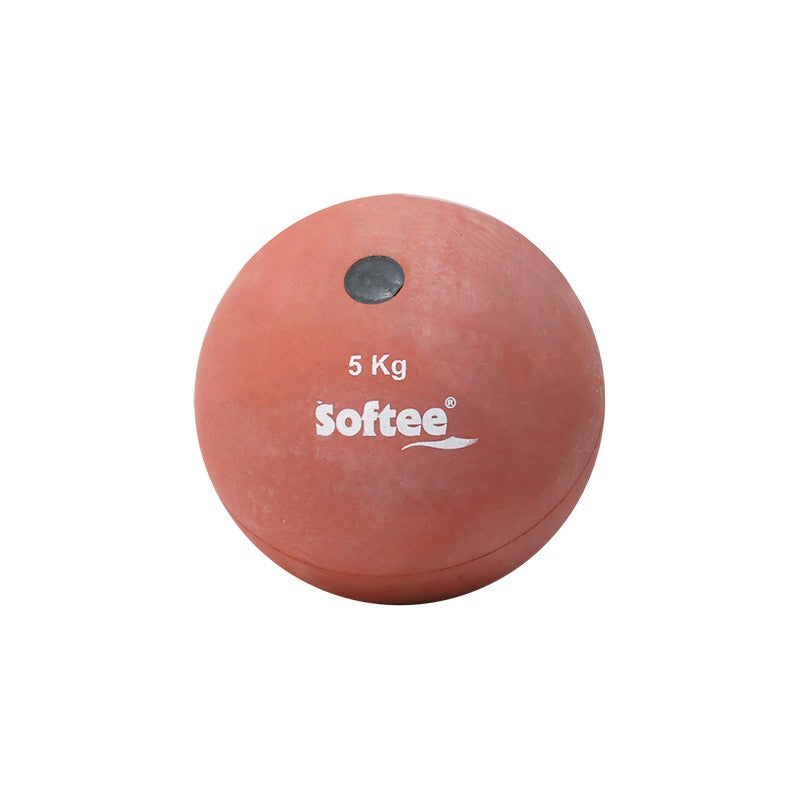 Softee Rubber Shot Put Rojo 1 Kg