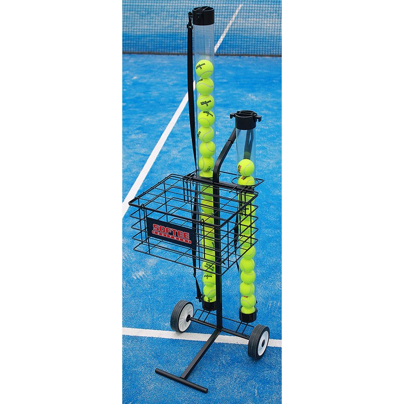 Bærevogn Tenis/padel 80 Bolde Softee Azul