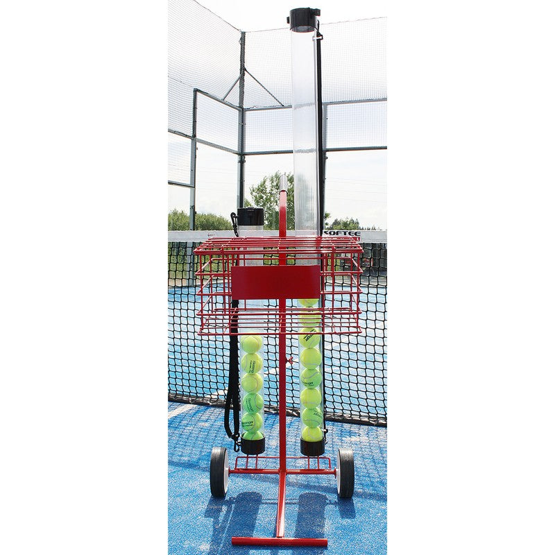 Carrinho de Transporte Tenis/padel 80 Bolas Softee Rojo