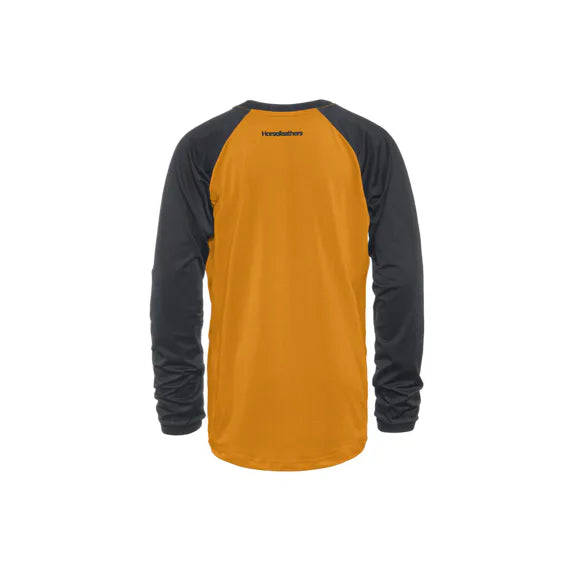 Horsefeathers Spike Ls Youth Bike Jersey (слънчоглед/индиго)
