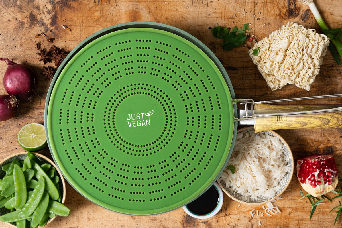 Just Vegan - Copertura antispruzzo con filtro al carbone - 29 cm