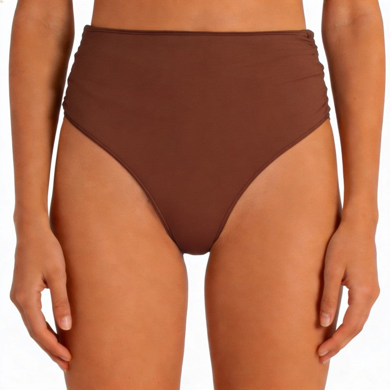 Squba Alta Bikini Bottom Marrón