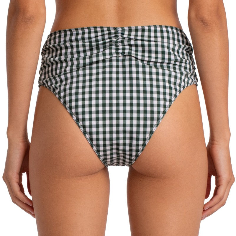 Squba Alta Bikini Bottom Vichy Verde