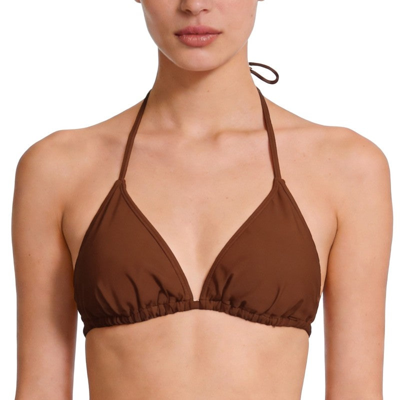 Squba Triangle Bikini Top Negru