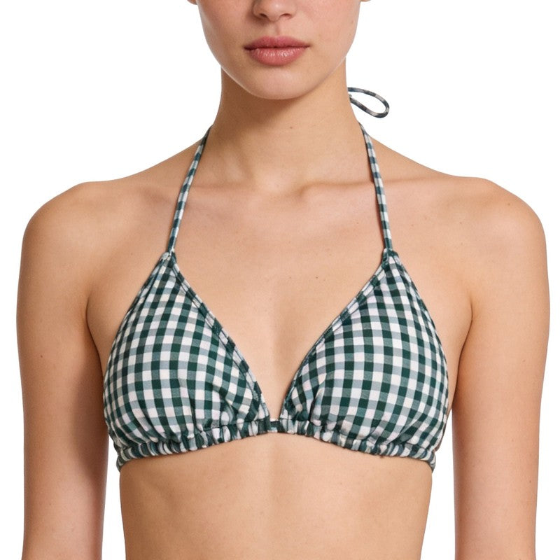 Squba Triangle Bikini Top Negru