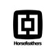 Naklejka Horsefeathers - Transfer Square New Logo czarna 16x14 cm (1 szt.)