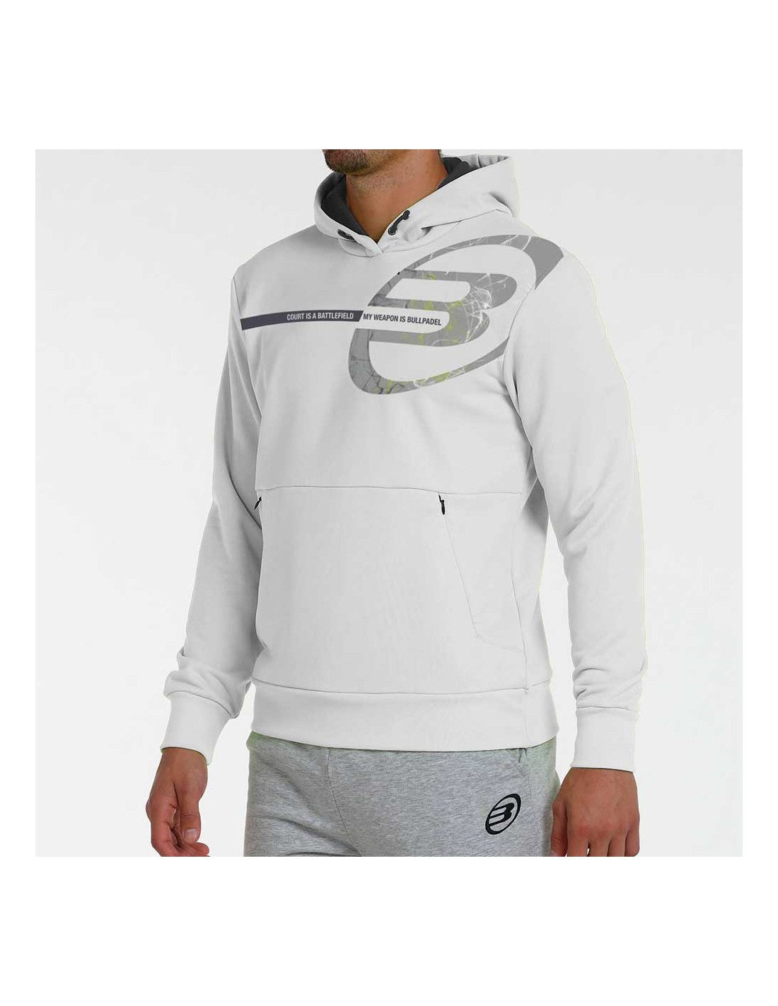 Bullpadel Baiona White Sweatshirt