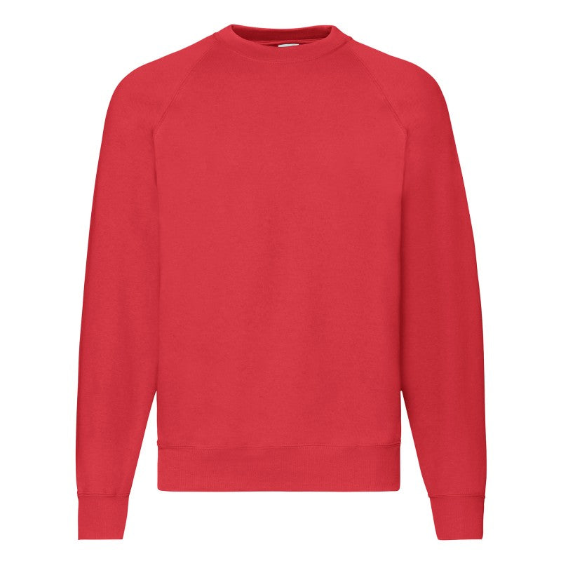 Sweatshirt Fruit Of The Loom Classic Raglan Adult Gris