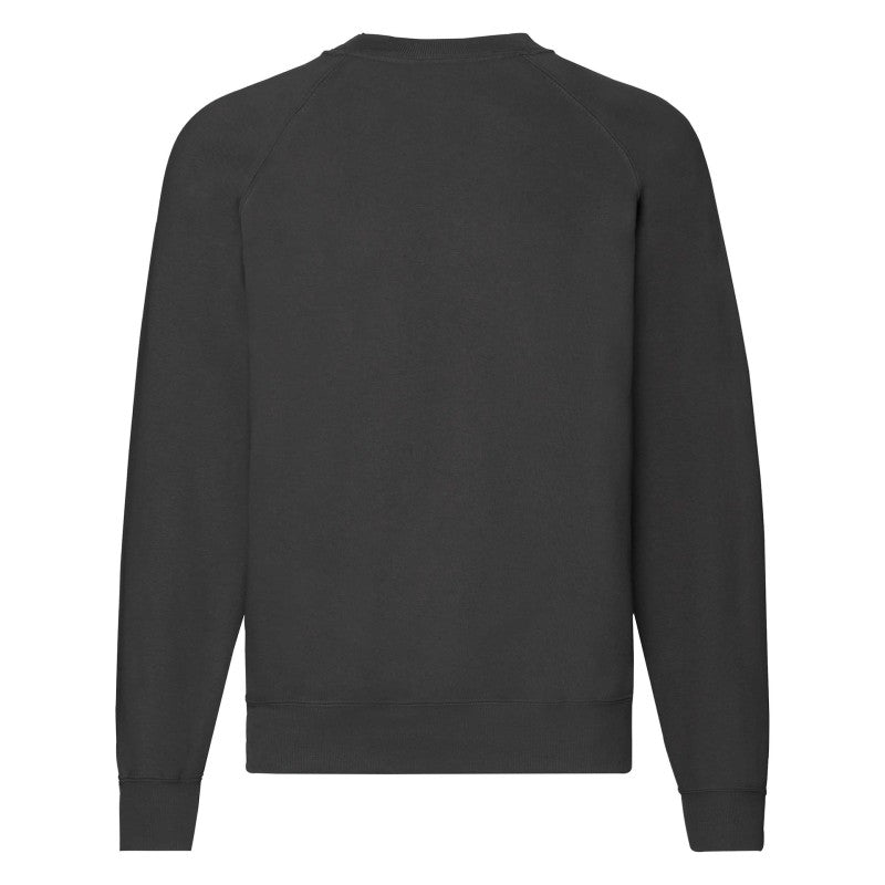 Sweatshirt Fruit Of The Loom Classic Raglan Adult Rosa Claro