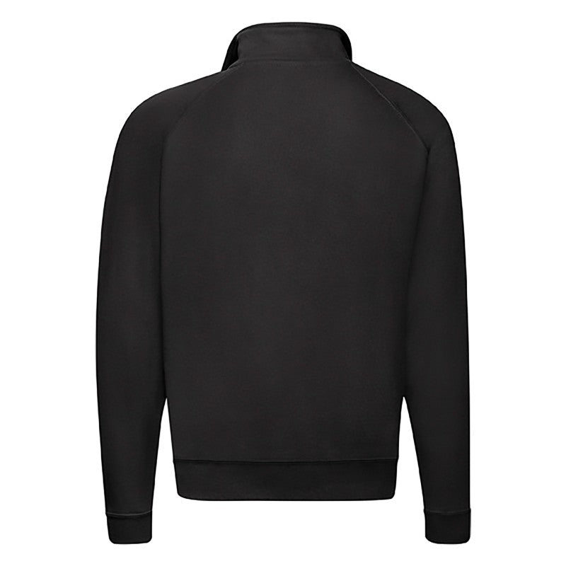 Sweatshirt Fruit Of The Loom Classic Zip Neck Adult Negro