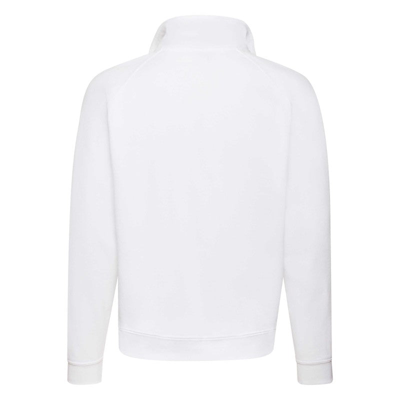 Sweatshirt Fruit Of The Loom Classic Zip Neck Adult Negro