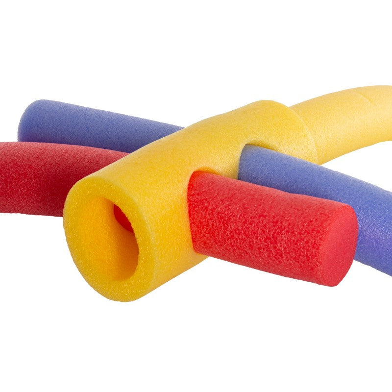 Złącza do makaronu pływackiego, podwójne, wielokolorowe