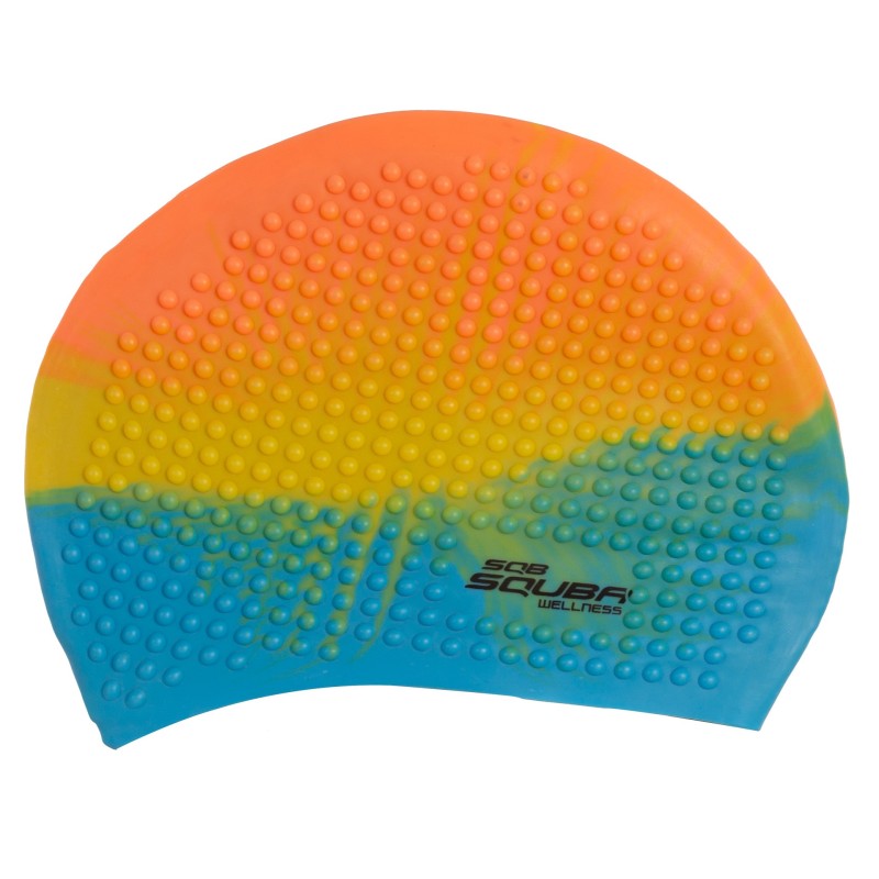 Plavecká čiapka Multicolor Silicone Squba Bubble