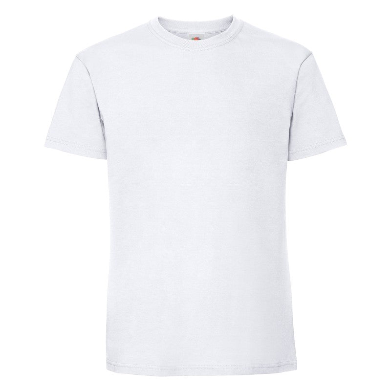 Camiseta Fruit Of The Loom Iconic 195 Premium Tees Adulto Branco