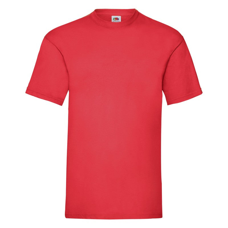 T-shirt Fruit Of The Loom Valueweight Vuxen Röd Jaspeado
