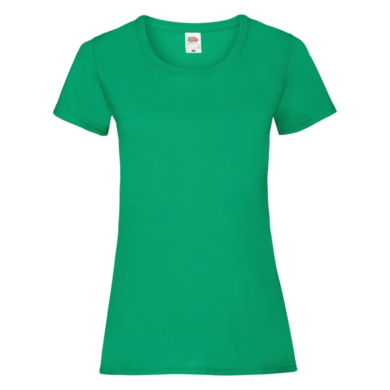 T-shirt damski Fruit Of The Loom Valueweight czerwony