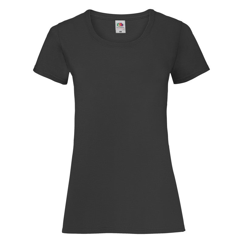 T-Shirt Fruit Of The Loom Valueweight Damen Naranja
