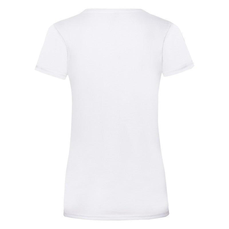 T-shirt damski Fruit Of The Loom Valueweight czerwony