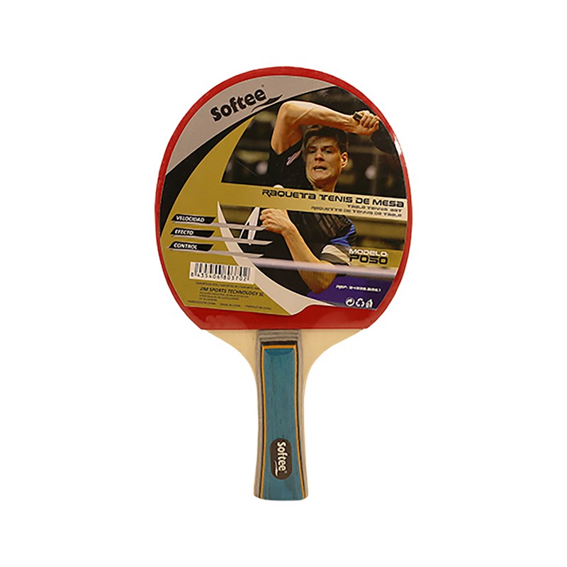 Table Tennis Bat Softee P050 Rojo/Negro ÚNICA