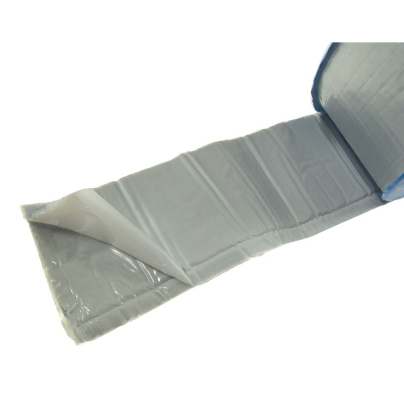 Butyl-Reparaturband, 50 mm x 10 m, silberfarben, wasserdicht, wetterfest
