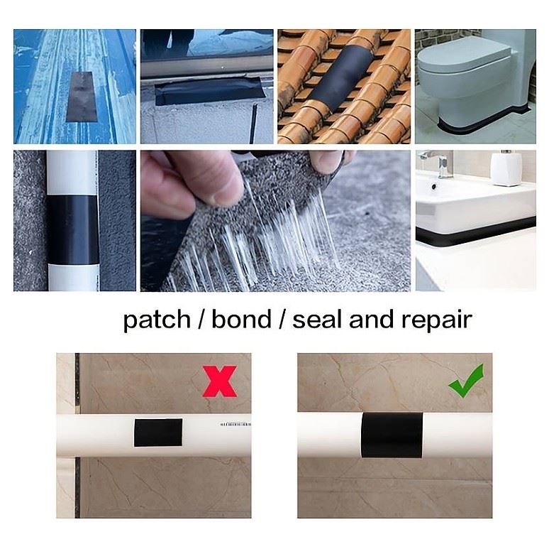 Extra sterke reparatietape 10 cm x 1,5 m waterdicht beest