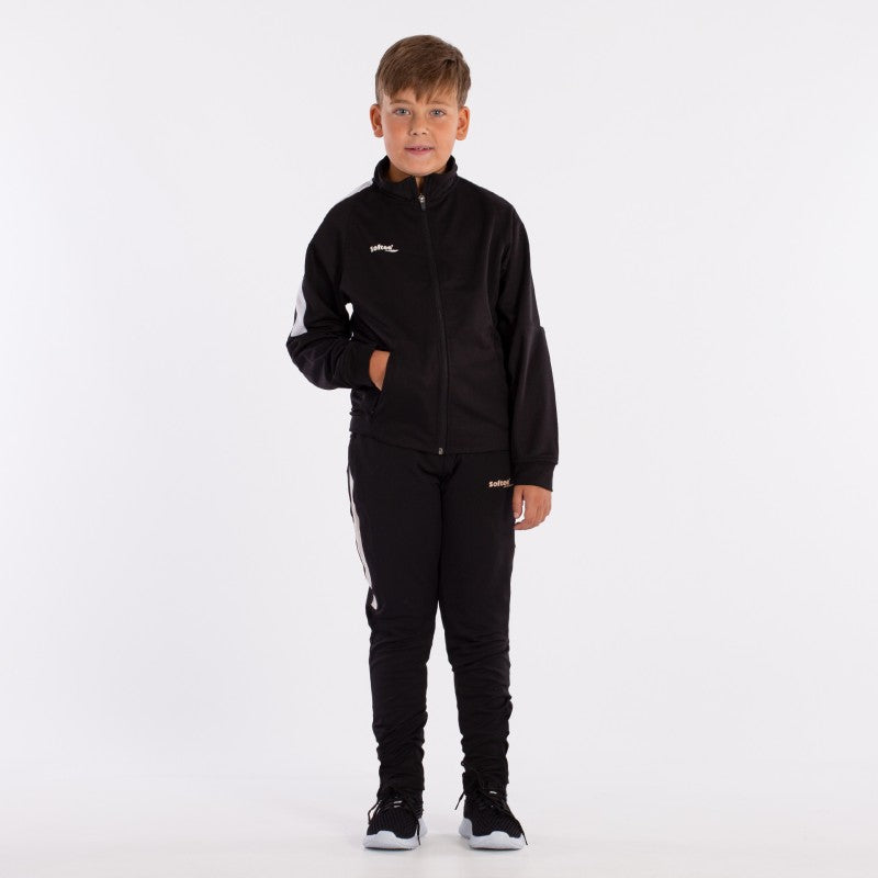 Tracksuit Softee Team Kid Negro/Blanco 6 Años