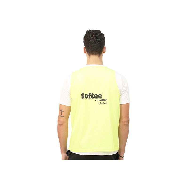 Edzőmellény Softee Logo Amarillo Flúor SENIOR