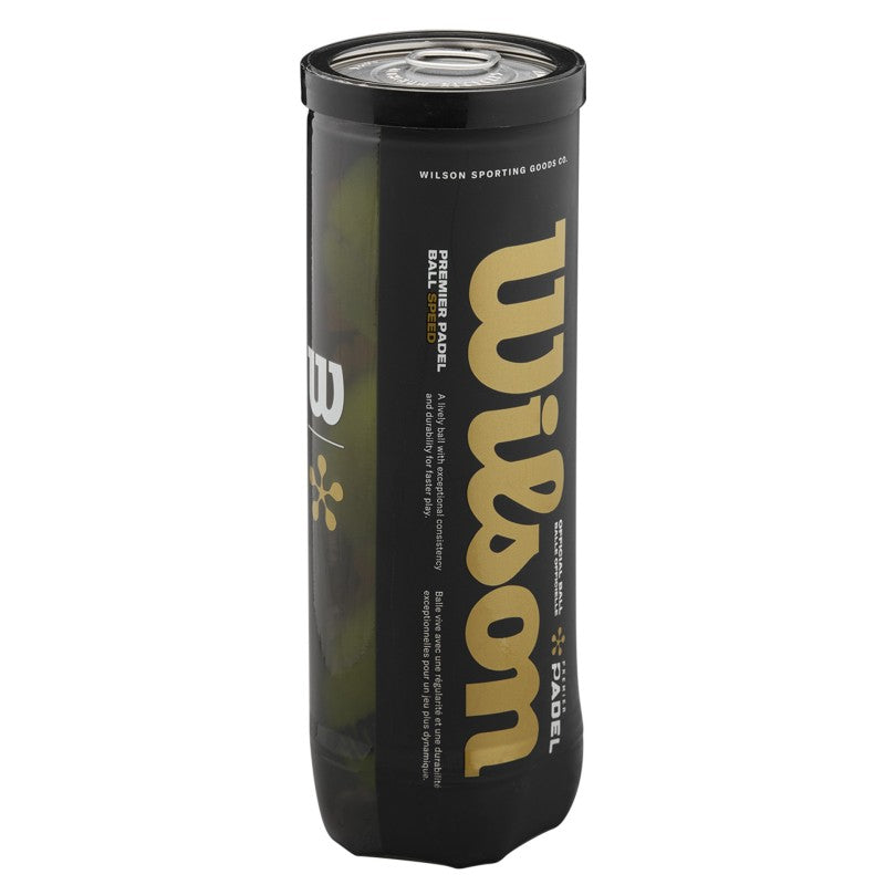Tube mit 3 Padelbällen Wilson Premier Speed Mehrfarbig