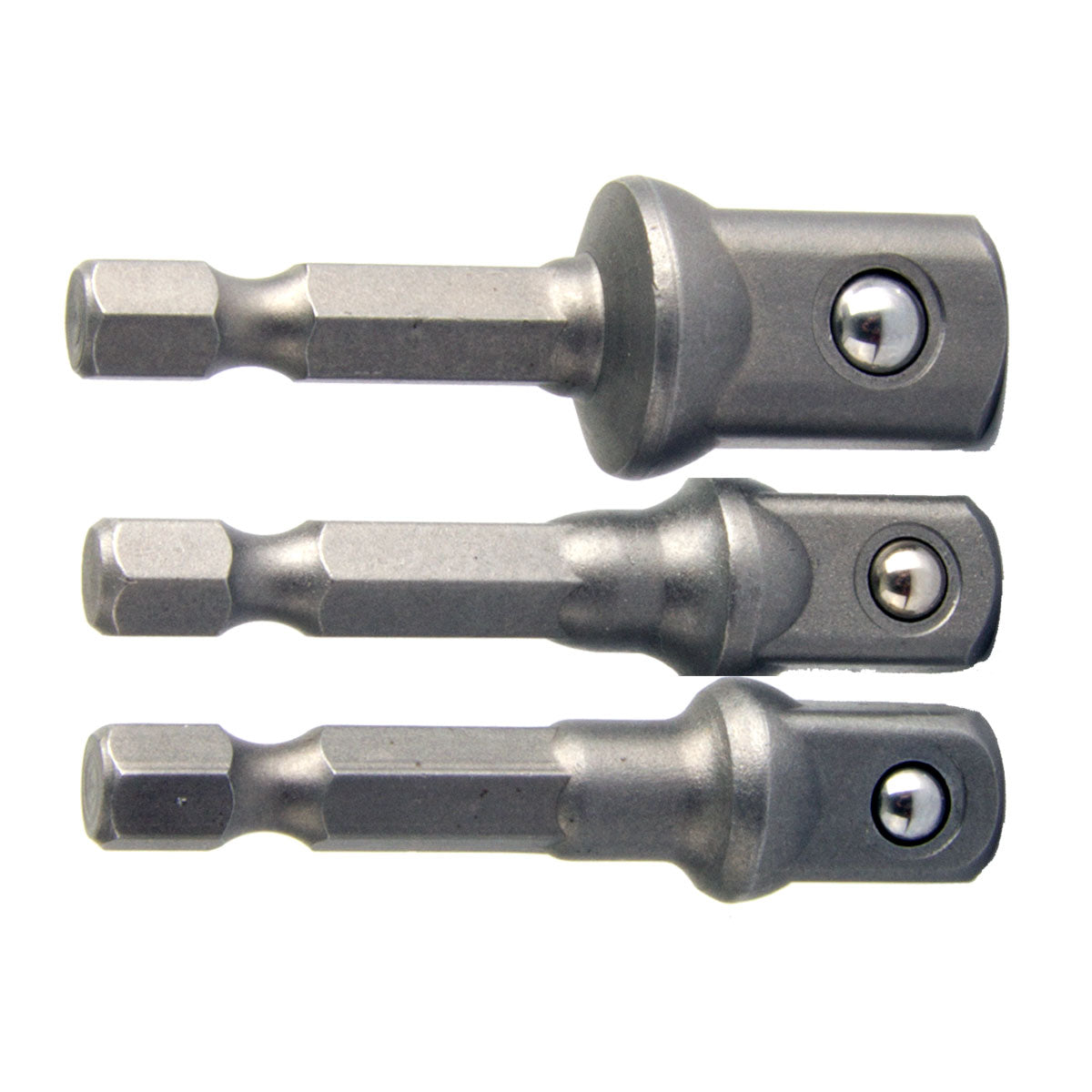 Socket Adapter Sæt 1/2 3/8 1/4 Hex 1/4 Proline