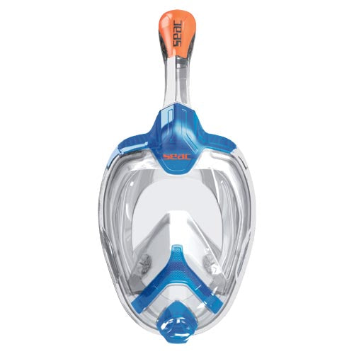 Seac Unica Snorkel Mask L-xl Blue/orange**