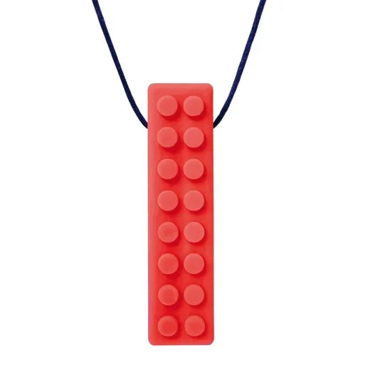 Ark's Brick Stick Chew Necklace - Red (soft)