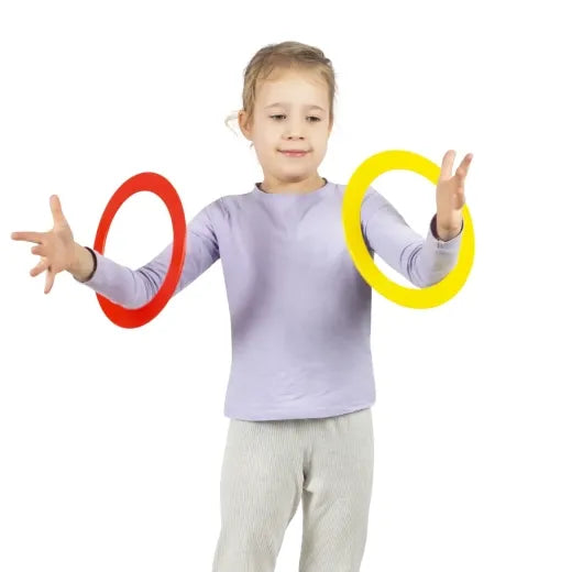 Set Of 3 Juggling Rings 24cm