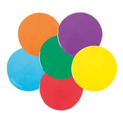 Utility Sequencing Spot Markers Set Of 6 Colors