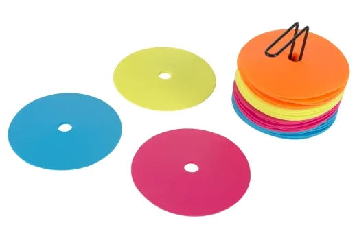 Set Of 24 Small Spot Markers In Neon Colors