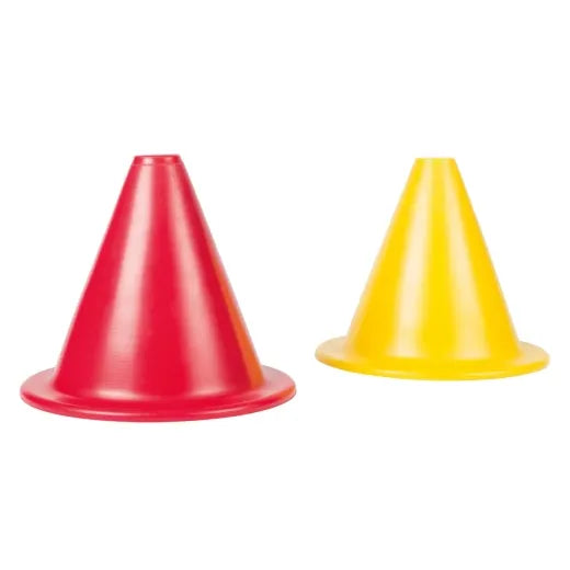 Set Of 6 Flexible Cones 155cm Red