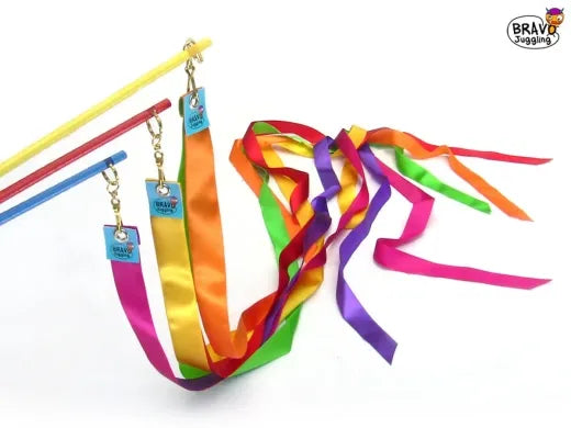 Bicolor Ribbon Wand