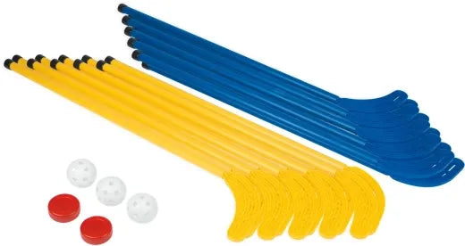 Medium Floor Hockey Set - 12 Sticks