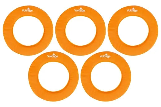 Set Of 5 Volcage Throwing Rings