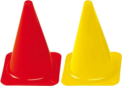 Klassisk kon 23cm Röd