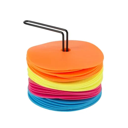 Set Of 24 Small Spot Markers In Neon Colors