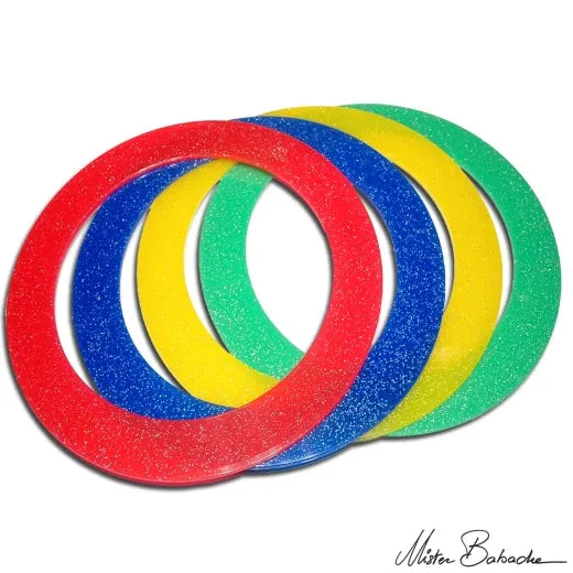 Mr Babache Glitter Juggling Ring 32cm - Red
