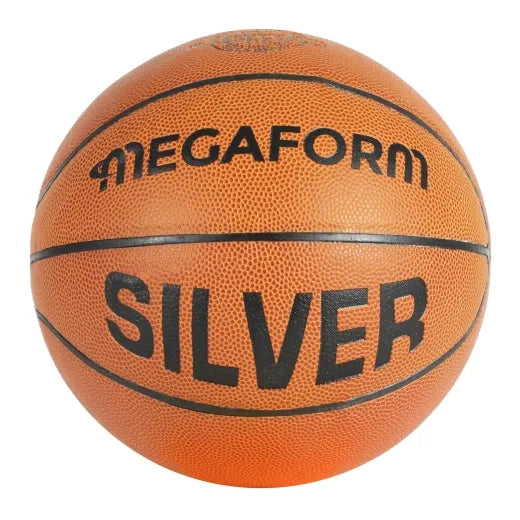 Megaform Silver Basketball Size 5