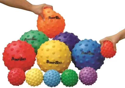 Set Of 6 Slomo Bump Balls 10cm