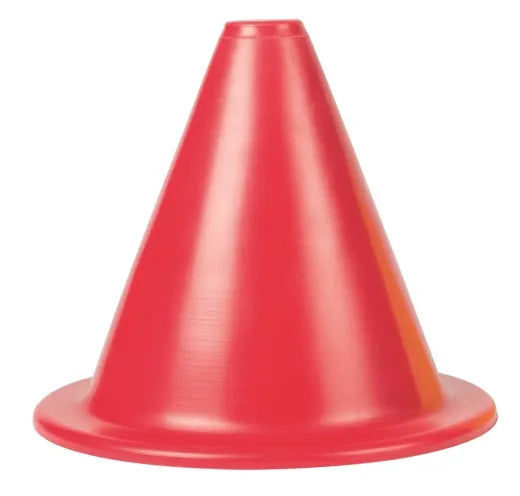 Set Of 6 Flexible Cones 155cm Red