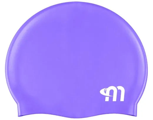 Adult Silicone Cap - Purple - Set Of 12