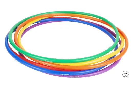 Set Of 6 Kink Free Round Hoops