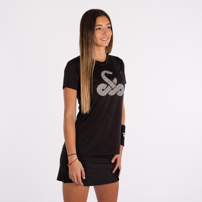 Vibor-a Taipan Dames T-shirt Zwart