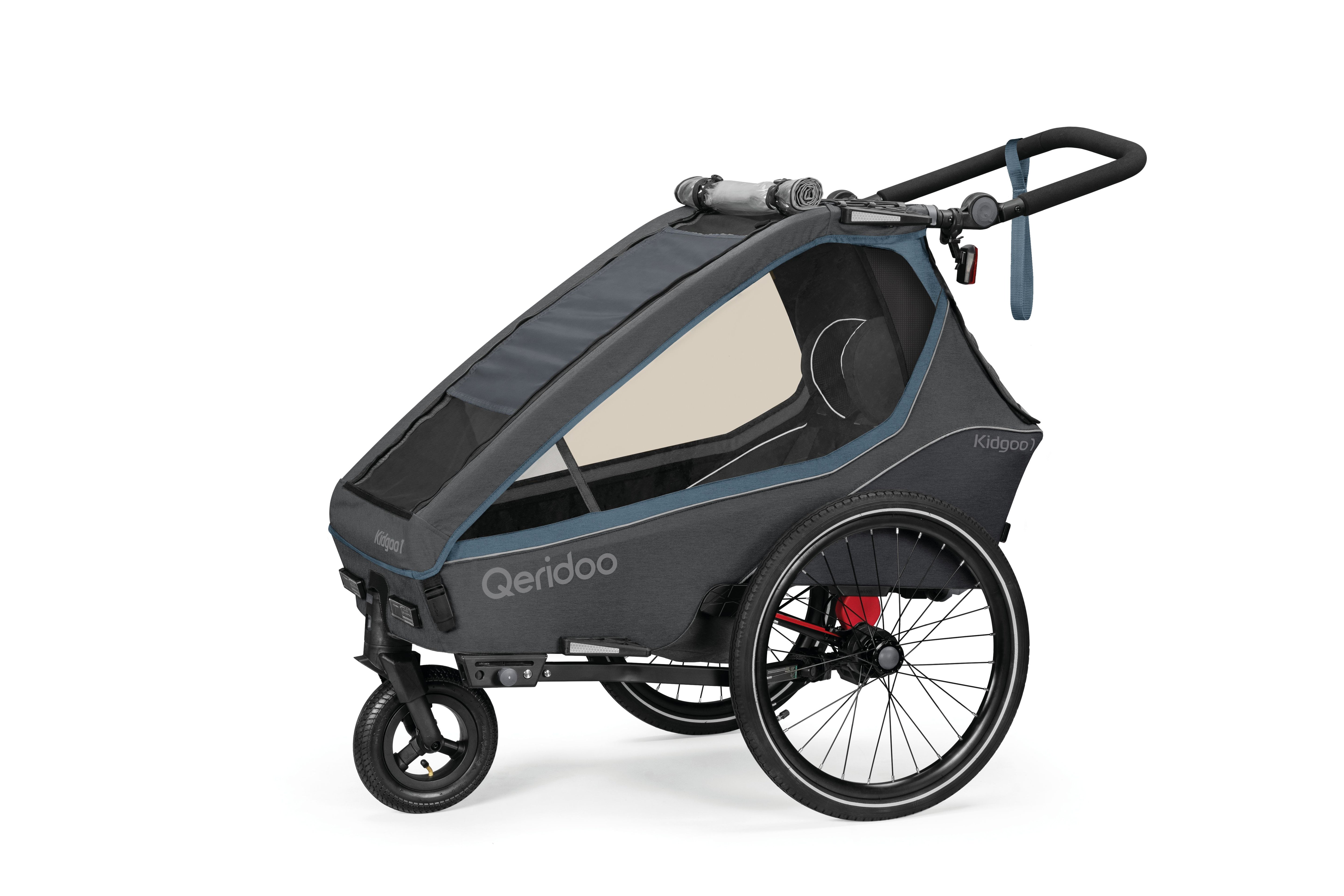 Qeridoo Kidgoo1 Stroller - Steel