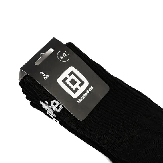 Horsefeathers W Delete Premium 3pack Socks (black)