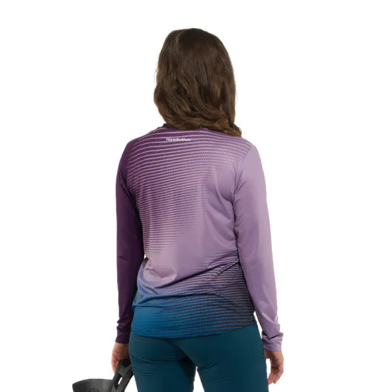 Horsefeathers W Quantum Ls Bike Jersey (iris Fade Out)